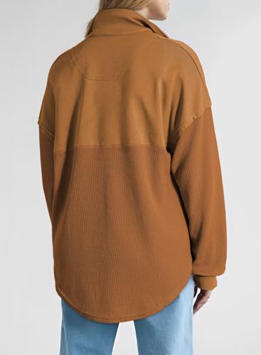 Image of SHEWIN Women Fall Sweatshirt Casual Half Zip Pullover Fall Top 2026 Clothes