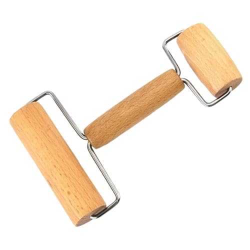 ZUNOXAZ Double End Pastry Roller Pin Di Faggio Utensile Da Cucina Per Pizza e Dolci Design Ergonomico e Versatile Per Facile Stesura Della Pasta