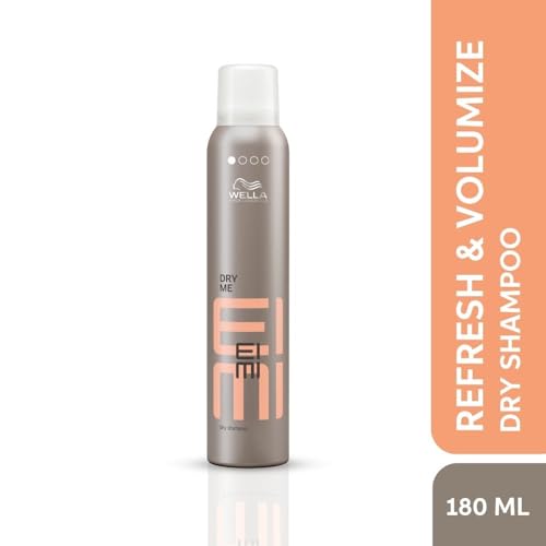 Image of Wella Professionals EIMI Dry Me Dry Shampoo | 180 ml | Refreshing Hair Cleanser for Greasy Hair & Oily Scalp | Volumizing With Matte Texture