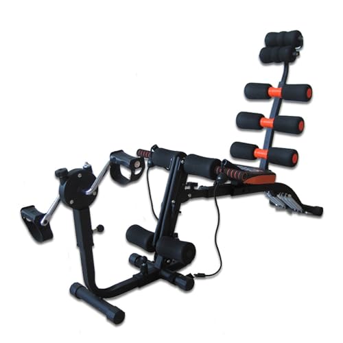 lamphle Ab Workout Equipment Home Gym,Ab Crunch Machine,Exercise Chair for Total Body Workouts,Abdominal Portable Workout Crunch Core Fitness,Ab Trainer for Core,Leg,Thighs,Buttocks,Sit-up Black