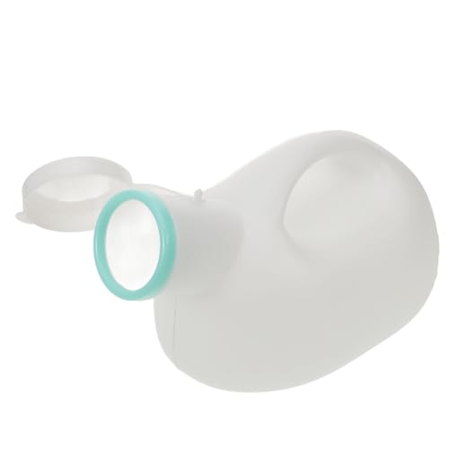 ERINGOGO Orinal Masculino Portátil de Plástico con Tapa Gran Capacidad para Pacientes y Uso Hospitalario Reutilizable y Fácil de Transportar para Adultos y Viajes