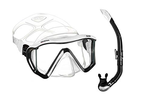 Mares i3 + Bay Schnorchelset (weiß-schwarz)