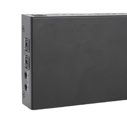 Bewinner Interfejsu Multimedialnego 4K 60 Hz 6x2 HD, Płynny Rozdzielacz Wideo z Optycznym Wyjściem SPDIF 3,5 Mm, Pilot do Projektorów z Dwoma Wyświetlaczami (wtyczka UE)