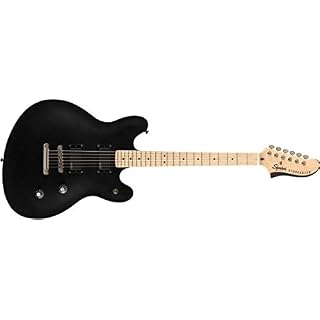 Contemporary Active Starcaster MN Flat Black - Les Beatles, Paul McCartney, John Lennon, RIngo Starr, George Harrison