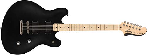 Contemporary Active Starcaster MN Flat Black - Les Beatles, Paul McCartney, John Lennon, RIngo Starr, George Harrison Contemporary Active Starcaster MN Flat Black