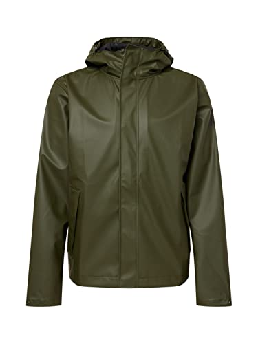 Image of Helly-Hansen mens Moss Hooded Waterproof Windproof Raincoat Jacket