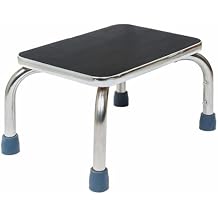 BodyMed Heavy-Duty Foot Step Stool with Non-Slip Rubber Platform for Seniors & Adults Holds up to 300lbs, 9 12 in. Step Up, 18L x 11.5W x 9.5H