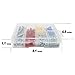 T.K.Excellent Plastic Self Drilling Drywall Ribbed Anchors with Screws Assortment Kit,100 Pieces