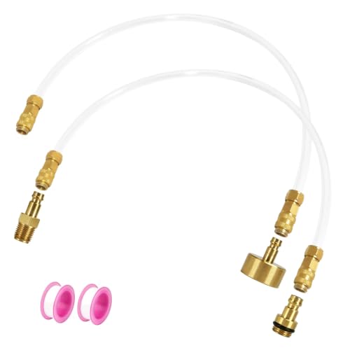 Seastar BayStar & Uflex Hydraulic Steering Bleed Kit -Leak-Proof & Quick ConnectionMarine Bleeder Tool for Outboard Inboard & Sterndrive Upgraded Cap Thread with Seal to Prevent Fluid Leaks