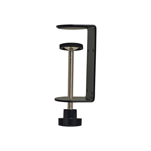 Image of 3 inch C-Clamp with Four Small Holes in the back, 1-Pack Adjustable Desk C Clamps for Range 0.35 inch~3.37 inch, Versatile Clamp for Brake, Parts Assembly, Fastening, Welding, Woodwork, Metal Work