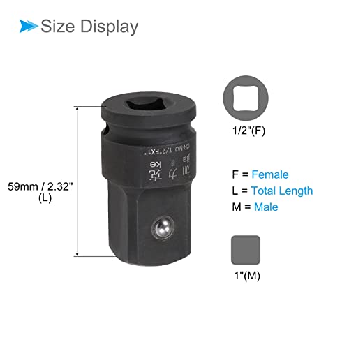 Adaptateur de douille pour tournevis à percussion et clé mécanique - 3