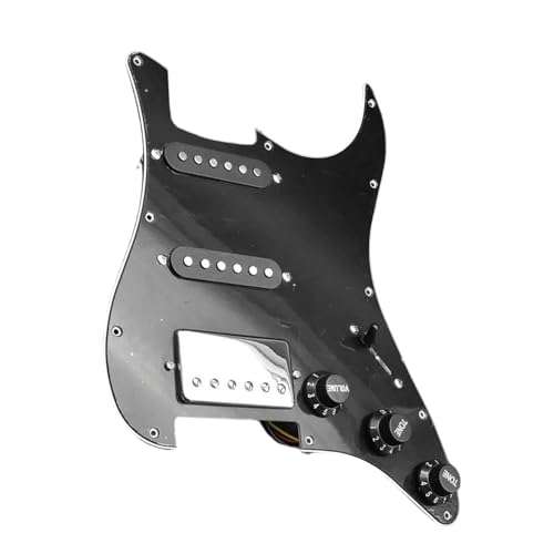 Micros SSH pré-câblés deux bobines simples plaque triple couche guitare électrique