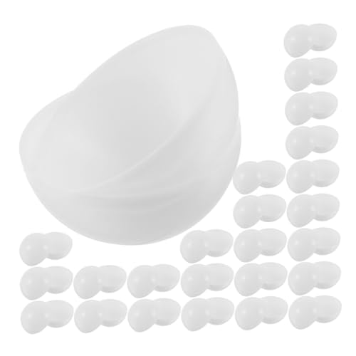 BRIGHTFUFU 50pcs Raffle Drawing Balls 4cm Open Ball for Vending Machine Game Capsules Small Fillable Round Capsules