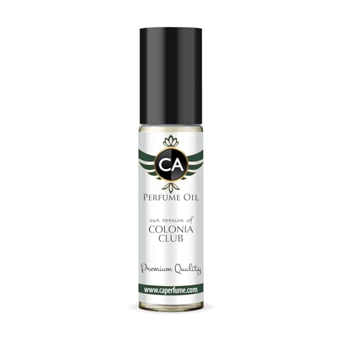 CA Perfume Impression of Colonia Club Unisex Fragrance Oil Woody Aromatic Scent Long Lasting Perfumes for Women &amp; Men Travel Size TSA Ready Mini Parfum Body Oil Roll-on 0.33 Fl Oz 10ml