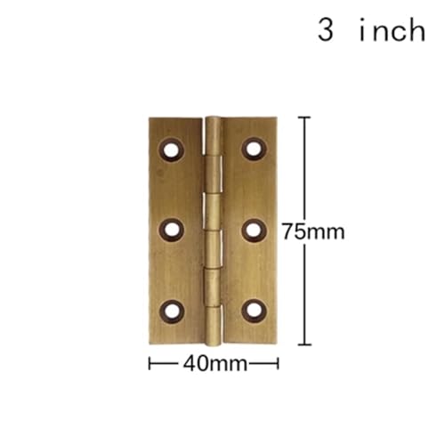 Charnière en laiton robuste bronze 3" butée de meuble durable