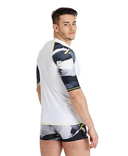 ARENA Men's Uv Protection Short Sleeve Shirt Rash Allover2