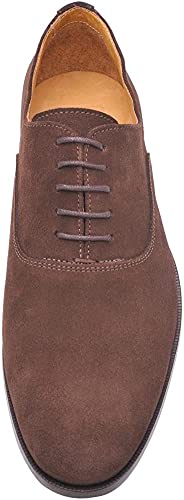 Pair of Kings The Deuce Classic Men's Suede Brown Plain Toe Oxford Shoes3