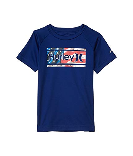 Image of Hurley Boys' Icon UPF 50+ Rash Guard Swim