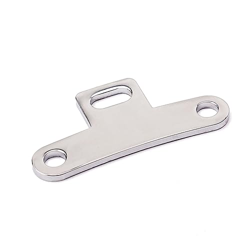 Milisten Guitar Tailpiece Chrome Bracket for Banjo Lightweight Mount Standard Size Craftsmanship