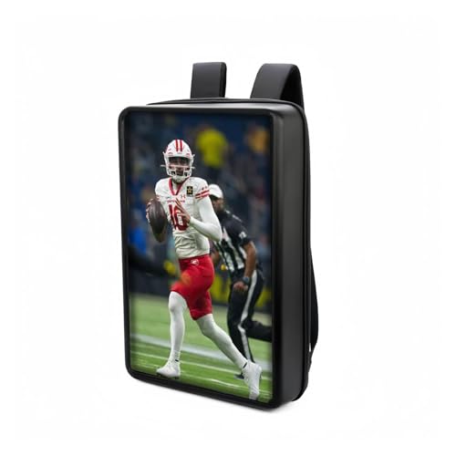Image of 21.5 Inch IP65 Waterproof Advertising Backpack, 1000nits High Brightness LCD Digital Signage Backpack, Human Walking Backpacks Digital Billboard with USB /App /CMS Input for Auto ADs Playback