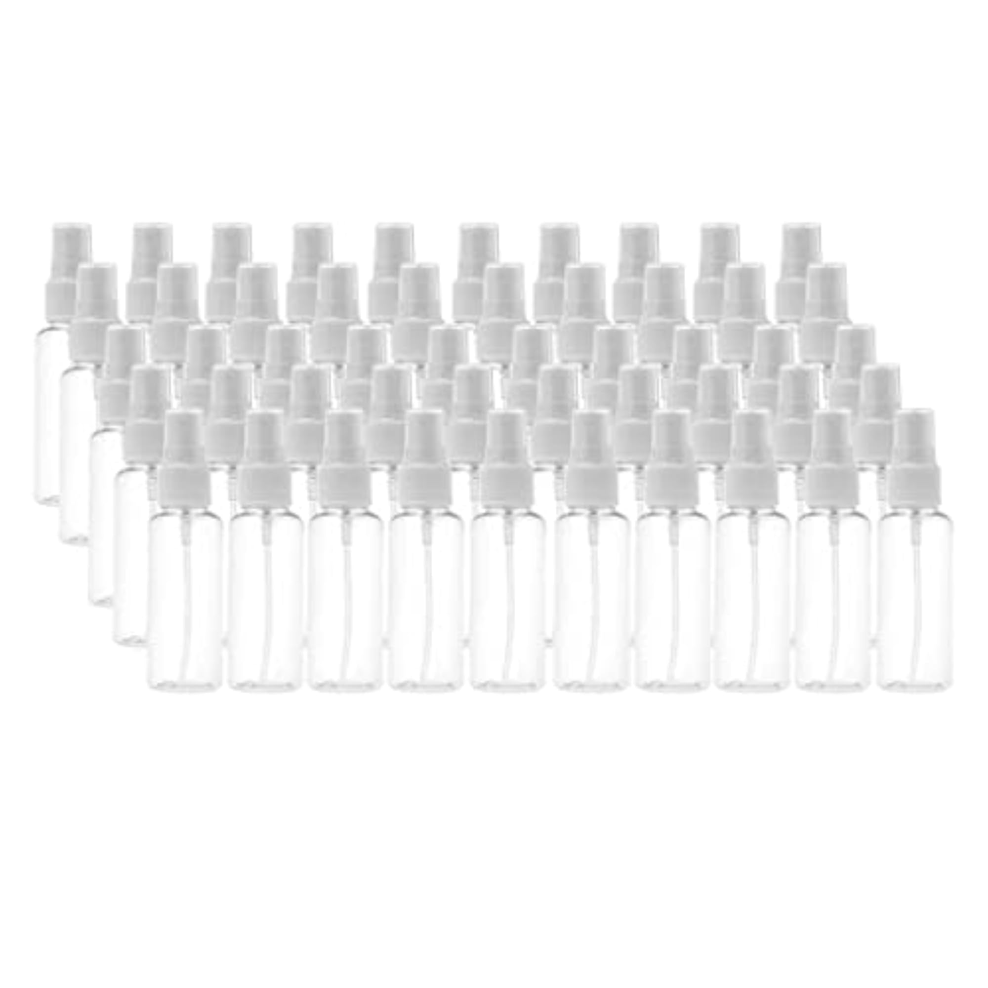 50x Transparent Refillable Fine Mist Sprayer, 50ml