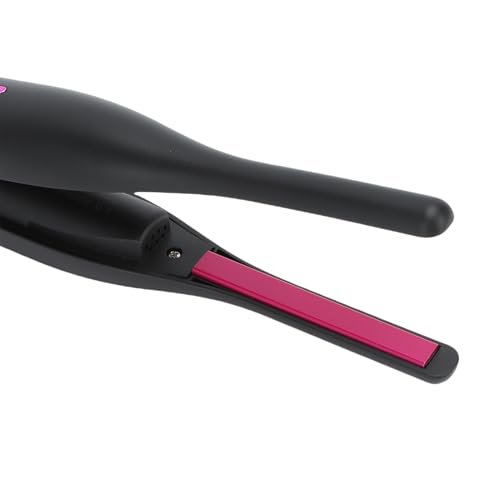 Plancha de Pelo Inalámbrica ZJchao 2 en 1 para Rizos y Alisado, con Tecnología de Calentamiento Rápido PTC y Batería de 2600 mAh, Ideal para Cabello Corto, Flequillo y Cortes Pixie (Negro) miniatura 5