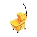 TrueCraftware â€“ 36 qt. Yellow Mop Bucket & Side Press Wringer Set