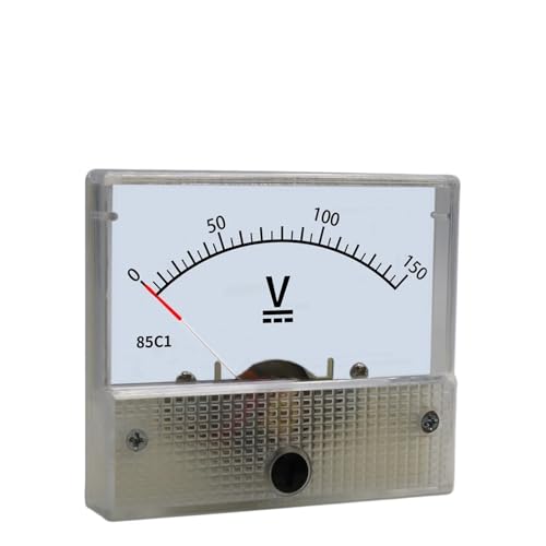 Voltmètre 85C1 CC 5V avec affichage à aiguille stable pour tableau électrique