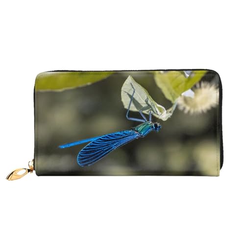 Grand portefeuille pour homme et femme libellule, le cadeau chic et utile