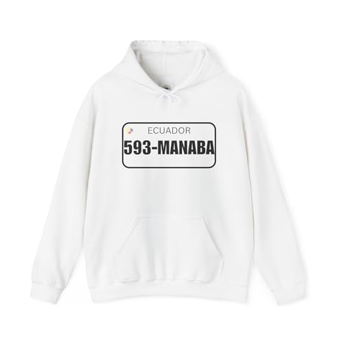 Ecuador Camiseta hoodie blanc le cadeau souvenir équatorien incontournable