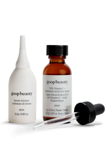 goop Beauty Peptide Serum | Reduces Fine Lines & Wrinkles | Peptides, Ceramides, & Niacinamide | Anti Aging Serum to Improve Firmness & Elasticity | Paraben Free | 1 fl oz