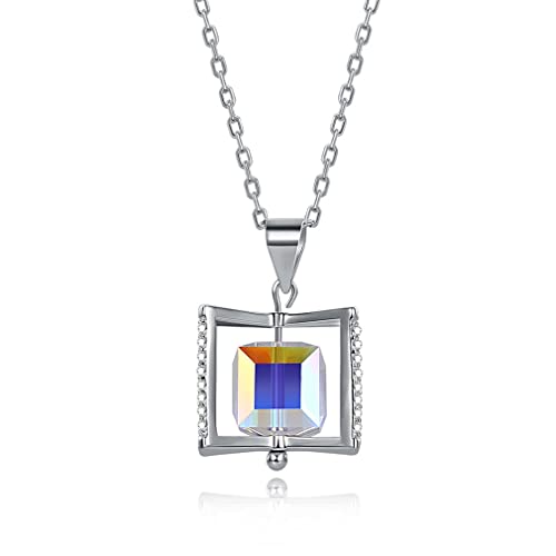 Collier rotatif en cristal scintillant pour illuminer vos soirées