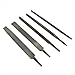 Industrial Steel File Set 5pcs 6 Inch with Flat Round Half Round Triangle Square for Filing Metal Wood Construction