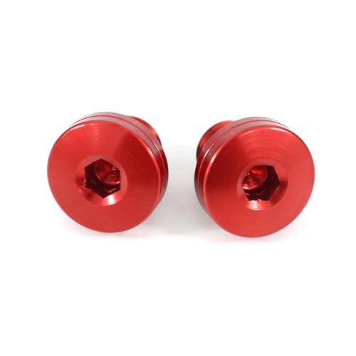 4PCS M10X1 25~[z[vOJo[lW{g܂܂ȎԗANZTɓKĂ܂(Red)