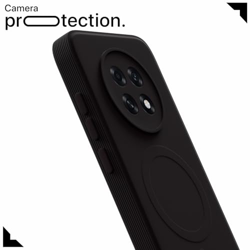 Image of Pikkme Back Cover for Oppo F31 Pro Plus 5G Soft Matte Silicone Mag-Safe Design (Mag-Safe Not Support) Camera Protection | Slim Fit Bumper Cover (Purple)