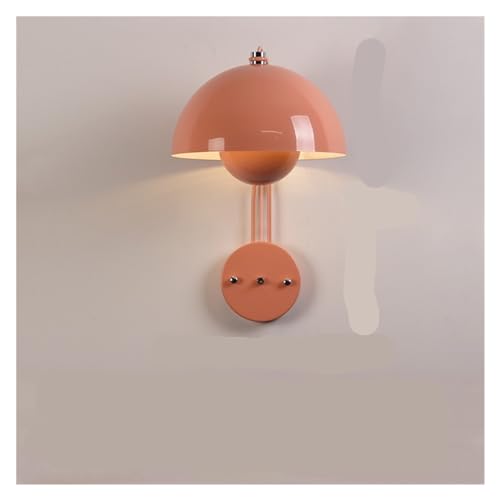 Aplique de pared LED rosa para crear un ambiente acogedor en tu dormitorio moderno