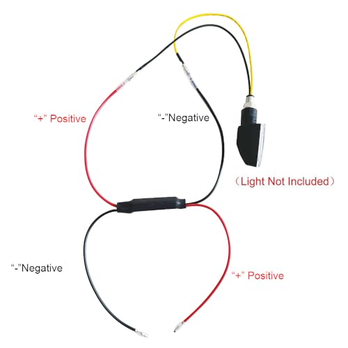 Image of Gebildet 4PCS Motorcycle Resistor 12V Motorbike Turn Signal Indicator Resistor 10W10Ω Adaptor Flash Fix Error LED for Motorcycle Motorbike(Y-066)
