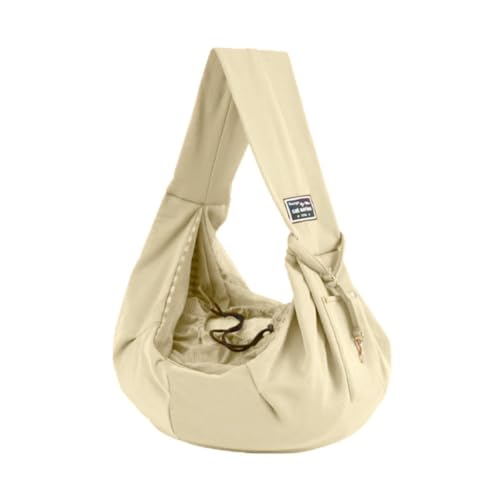 Uranus ペットスリング ハンドバッグ 小型犬 通気性ハーネス 犬猫対応 犬用ハーネス ペット用品 猫用ペットバッグ スリングバッグ 安心設計 メッシュネット 斜めがけバッグ お出かけ便利アイテム ペットキャリー調節可能、ポケット付き、ポップアップ防止