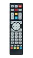 AULCMEET Replacement Remote Controller Compatible with Global Plus TV Box Pro 4k (PLUSTV Pro)