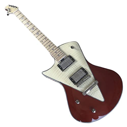 AMINIY Col d’érable de Guitare électrique avec Combinaison de Costume Acoustique String Guitare électrique en Jaune et… - Les Beatles, Paul McCartney, John Lennon, RIngo Starr, George Harrison AMINIY Col d'érable de Guitare électrique avec Combinaison de Costume Acoustique String Guitare électrique en Jaune et…