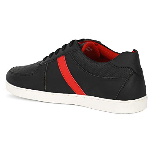 Image of Lazard Khadim's Men Black Casual Dress Sneakers - UK 7