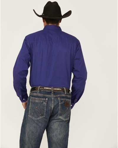 Cinch Men's Purple Modern Fit Button Down Shirt4