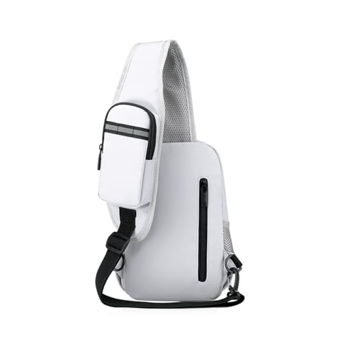 ANCLLO Sling Bags for Men Chest Bag Crossbody Bag with USB Charging Port Sling Backpack Outdoor Waterproof Rucksack for Gym Hiking Cycling - Image 3