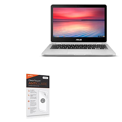 Asus Chromebook Flip c302ca�X�N���[���v���e�N�^�[�ABoxWave [ ClearTouch�A���`�O���A�i2 - Pack�j]�w��h�~�}�b�g�t�B�����X�L��for Asus VivoBook s14 ( s410un ) | Chr