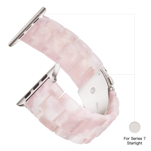 Image of Light House Apple Watch Bands-Fashion Lightweight Resin iWatch Bands for Women Men 38mm /40mm /41mm /42mm(Series 11 10), 49mm /46mm /45mm /44mm /42mm(S 3 2 1), Compatible with Apple Watch Series 11 SE 10 9 8 7 6 5 4 3 Ultra