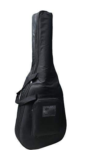 Music Gallery guitar padded bag for acoustic guitar all standard size guitar bag with guitar black bellt/strapand guitar 5 picks