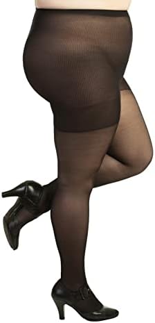 Silky Toes Plus Size Pantyhose for Women Soft Sheer Queen Tights