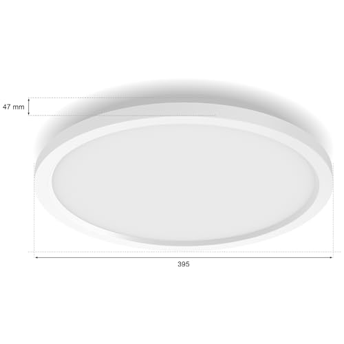 Philips Hue Aurelle White Ambiance Round 24.5W Panel Light, white, Bluetooth, Works with Alexa, Google Assistant and Apple HomeKit, New Generation 6