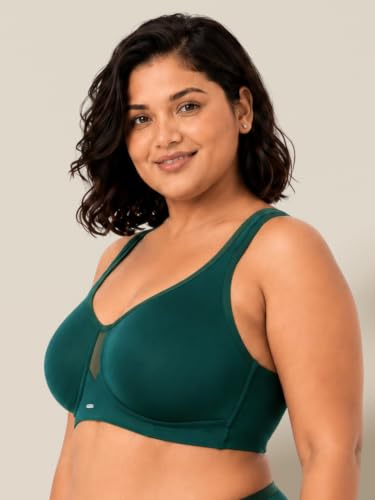 Image of SOIE Women's Full Coverage Minimizer Bra|Non Padded, Non Wired,Nylon Spandex |Broad Cushioned Straps,High Side Coverage & Side Support