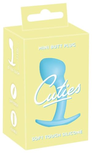 Plug Anal Cuties Point-P en Silicone Bleu